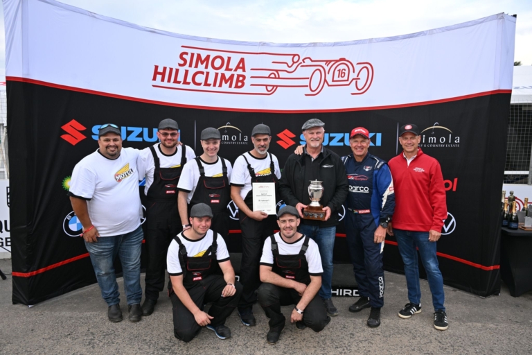 Simola Hillclimb 2026 Classic Car Friday Dave Charlton Award Winner - Pieter Zeelie